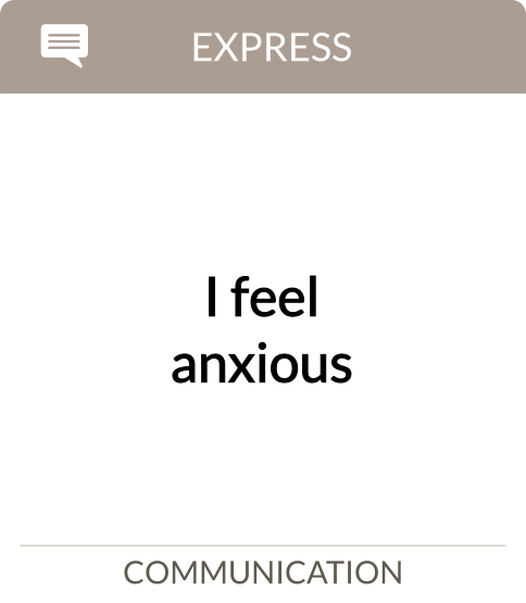 I feel anxious