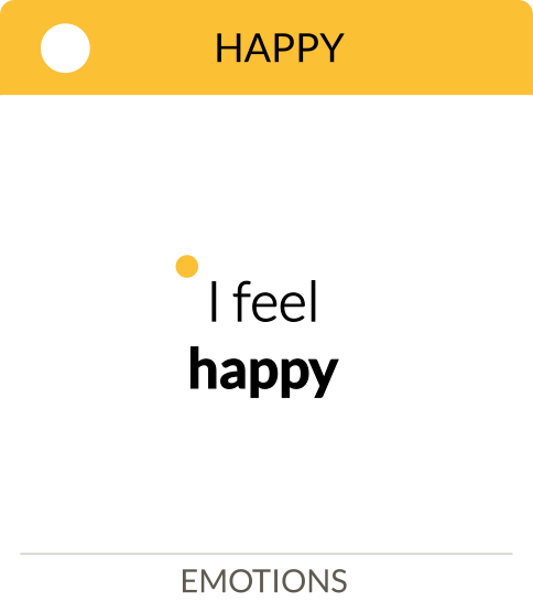 I feel happy