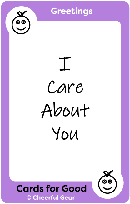 I Care About You