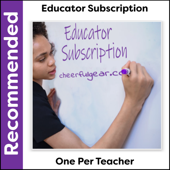 Cheerful Gear Educator Subscription - 1 Yr